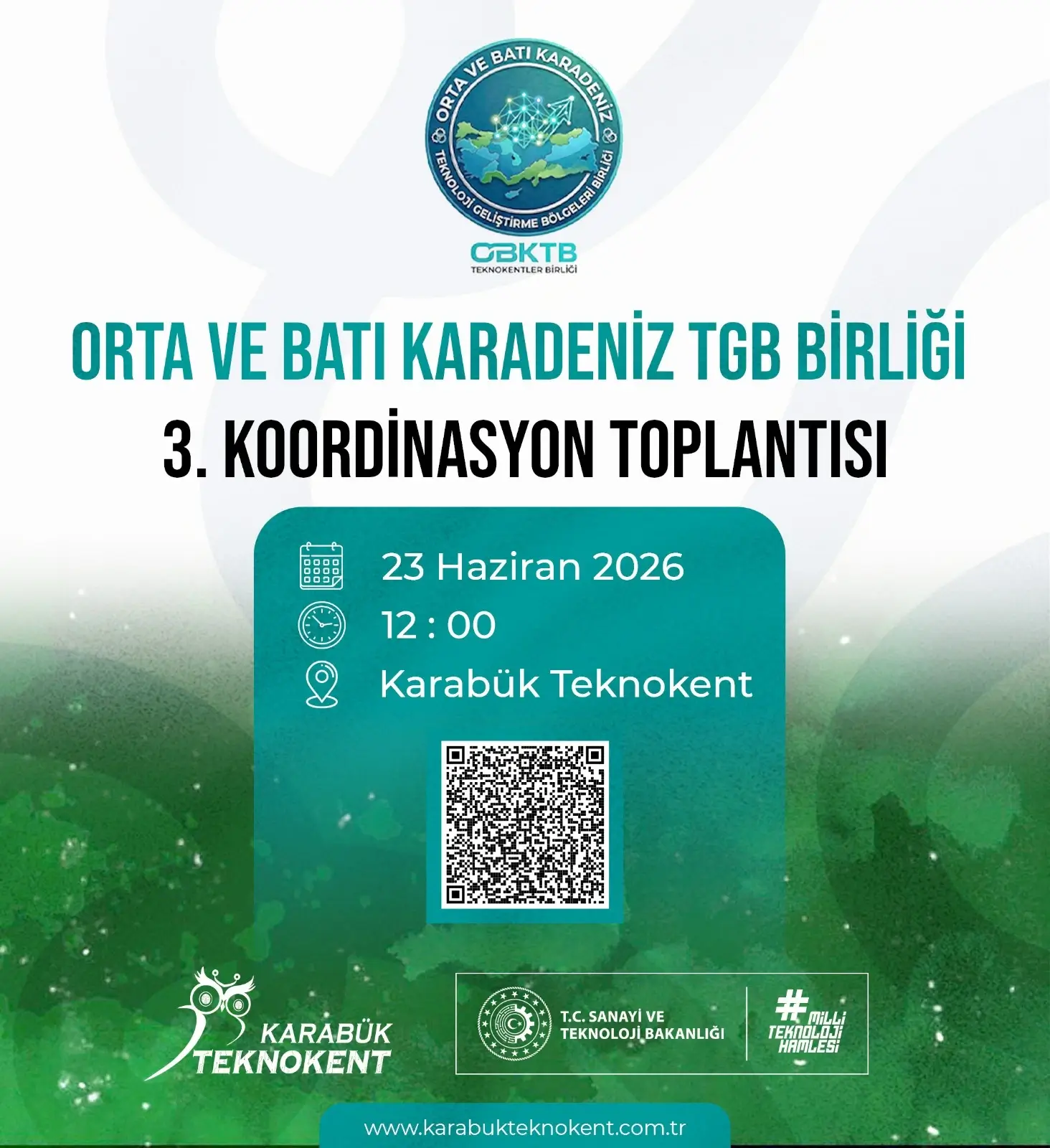 Orta ve Batı Karadeniz TGB Birliği 3. Koordinasyon Toplantısı Karabük'te Gerçekleştirilecek